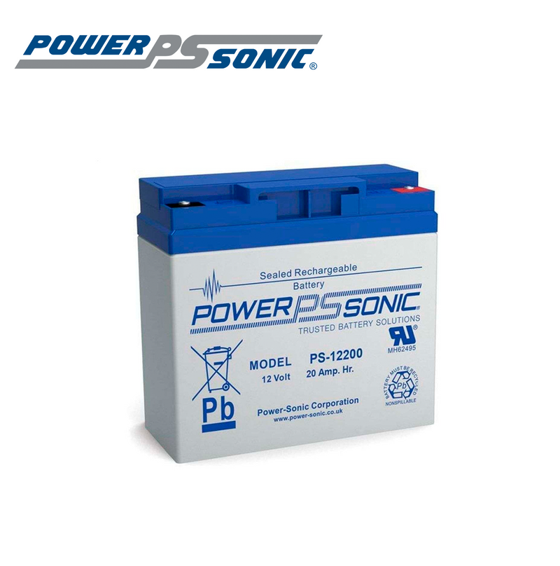 Batería de 12 voltios 20 amperios PS-12200 Marca: Power Sonic