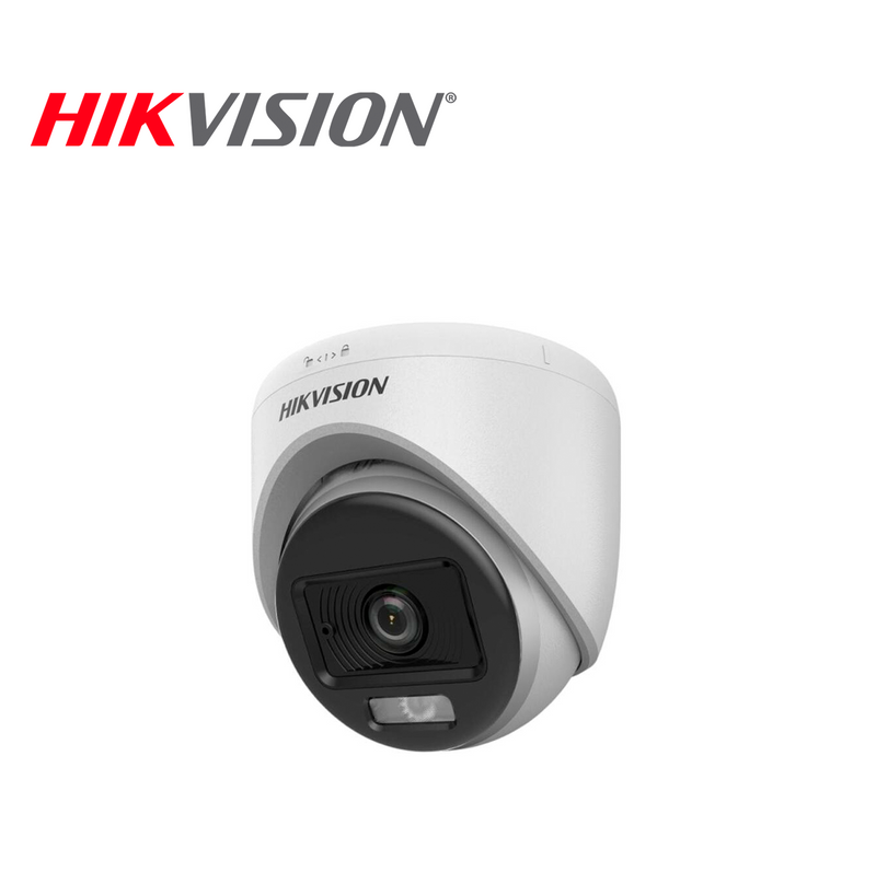 Cámara análoga turren hibrida ColorVu 3k (5MP) plástica Marca: Hikvision
