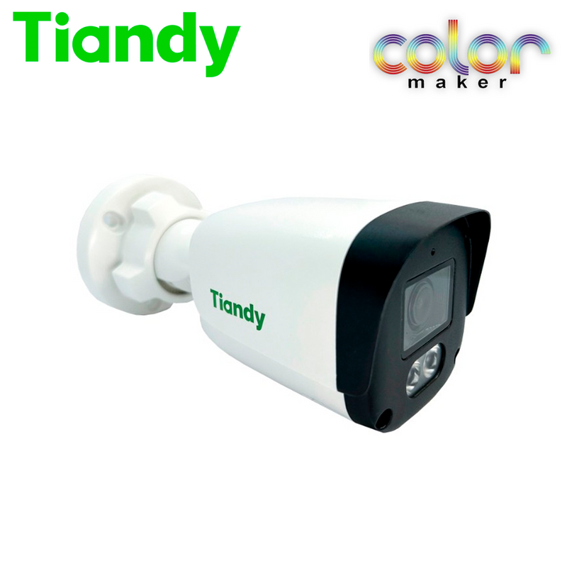 Camara IP 2MP tipo bullet lente 2.8 mm Color Maker TC-C32QN I5W/E/Y Marca: Tiandy