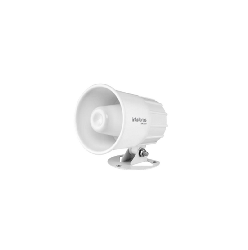 Sirena 12v dos tonos, 20Watts Blanca SIR 2000 Marca: Intelbras