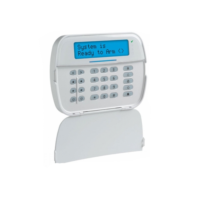 Teclado LCD alfanúmerico cableado alarma NEO HS2LCDN Marca DSC