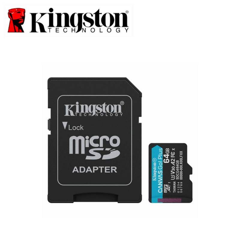 Memoria Micro SD 64GB V30 de 200MB SDCG4/64GB Marca: Kingston