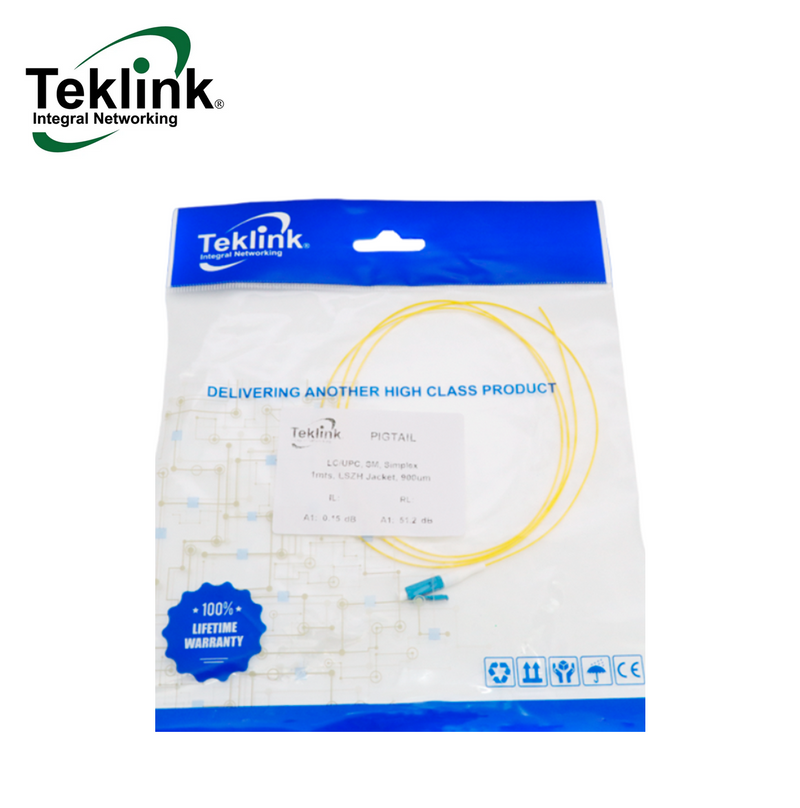Pigtail Fibra LC/UPC SM FIB-LC1SM Marca: Teklink