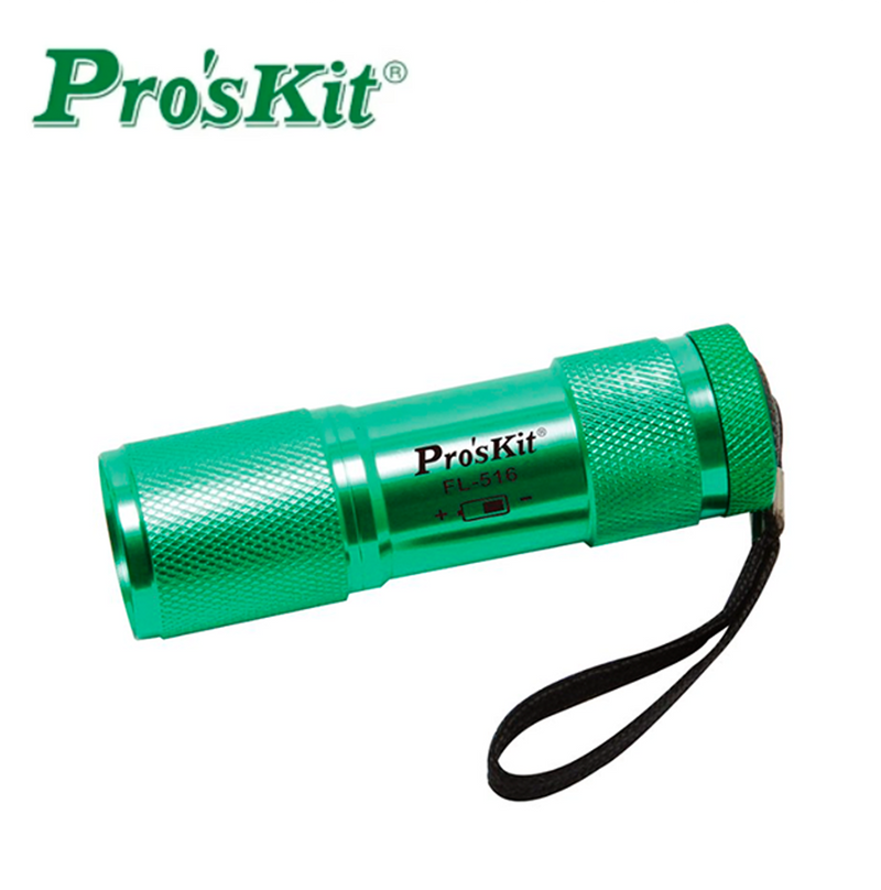 Foco de 9 Leds Color Verde Modelo: FL-516 de la Marca: Proskit