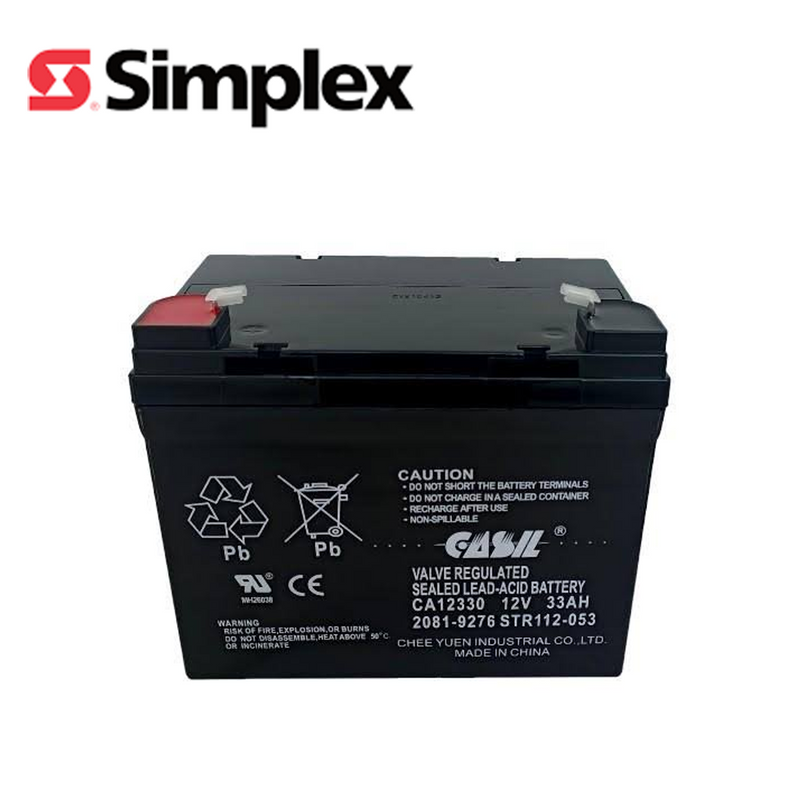 Batería de 12 Voltios SPL-2081-9276 Marca: Simplex