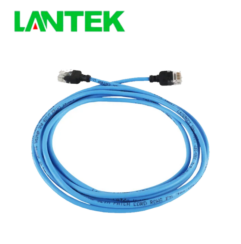 Patch Cord Cat6A Azul (Paq.5 Unidades) LTK-C6AP07BLPACK5UNDS Marca: Lantek