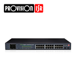Switch 24 Puertos PoE Ethernet PoES-24370GCL+2SFP Marca: Provision