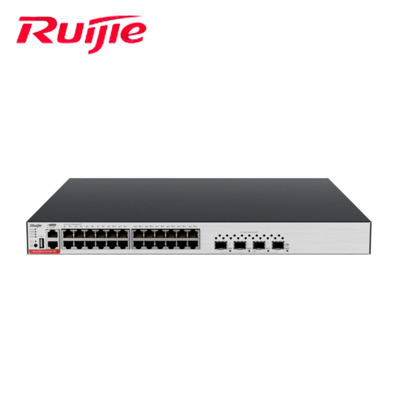 Switch Capa 3 PoE RJ45 RGCS8324GT4PD Marca: Ruijie