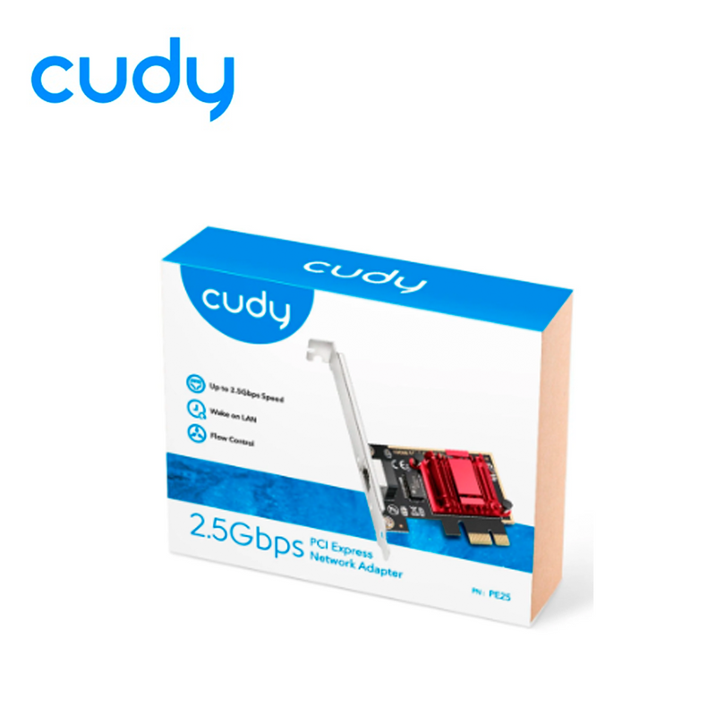 Tarjeta de red PE25 ethernet 2.5gbps PCIE Marca: Cudy