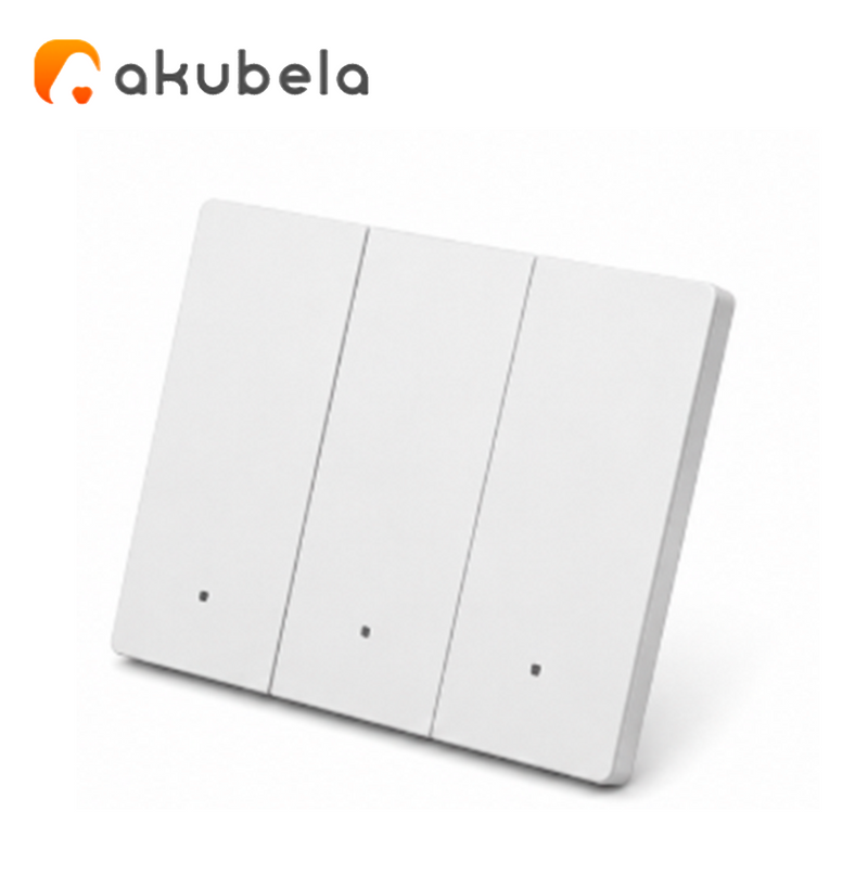 Apagador Esmerilado 3 Canales (Blanco) ZBG4 Marca: Akubela