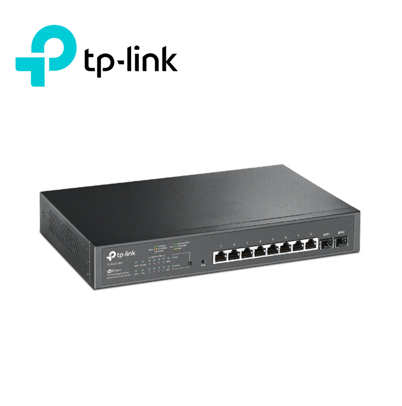 Switch 8 Puertos POE + 2 Ranuras SG2210MP(UN)  Marca: TP-Link