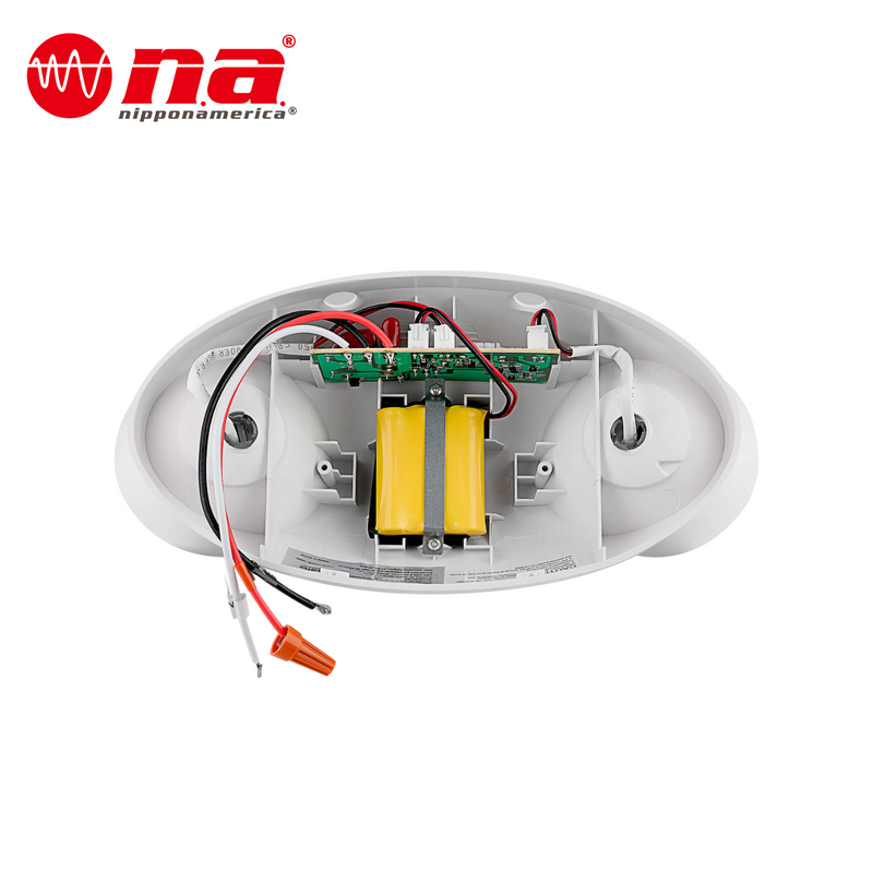 Lampara de emergencia LED 0,2W con reflectores 2,4W 120/277V AC60 HZ AT-8536UL Marca: Nippon America