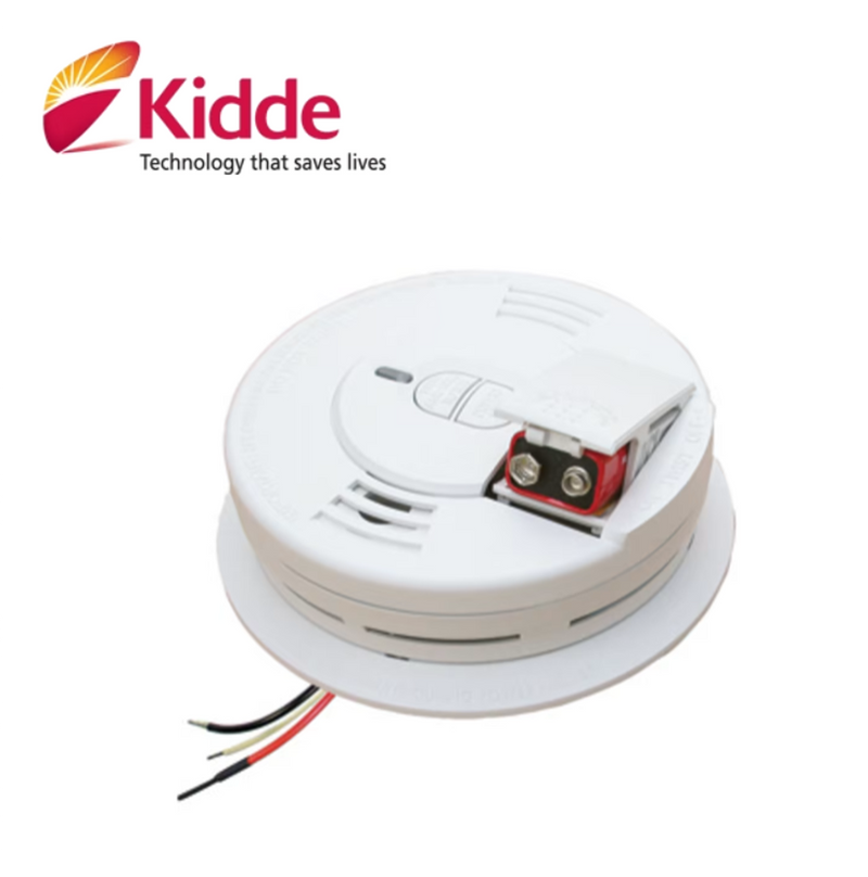 Detector de humo de bateria 110V ID 0169 C/Respaldo 9V Marca: Kidde