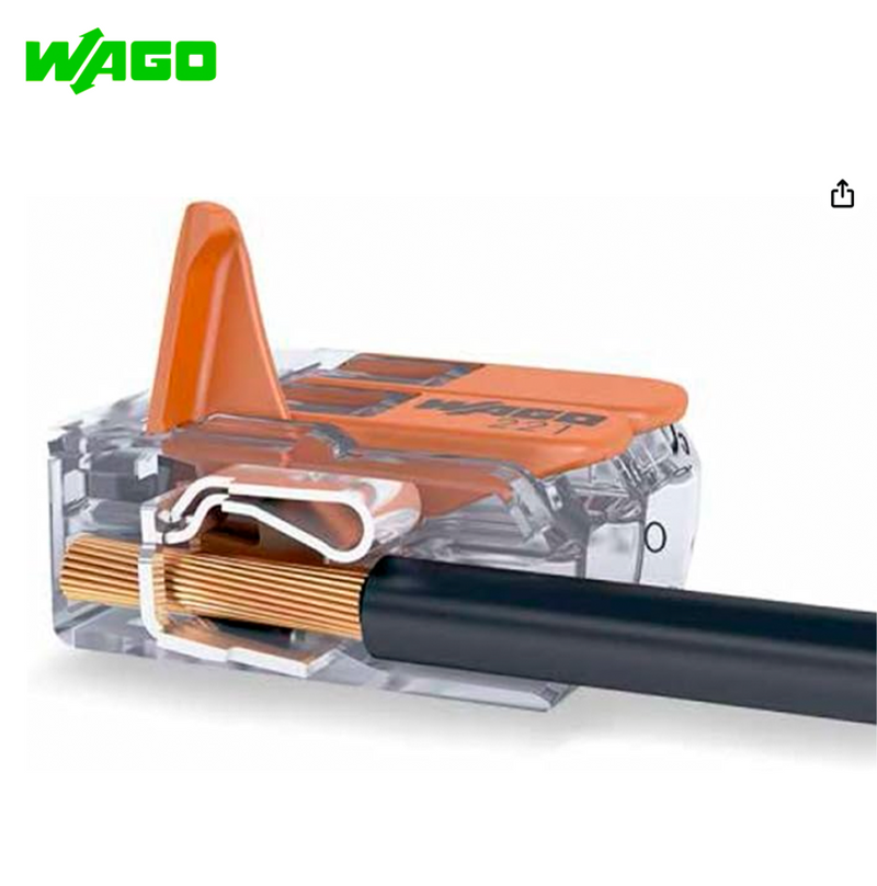 Conectores compactos 2 conductores 221-412 Marca: Wago