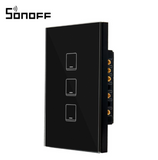 Apagador Hibrido Negro 3CH NONBLK3CH Marca: Sonoff