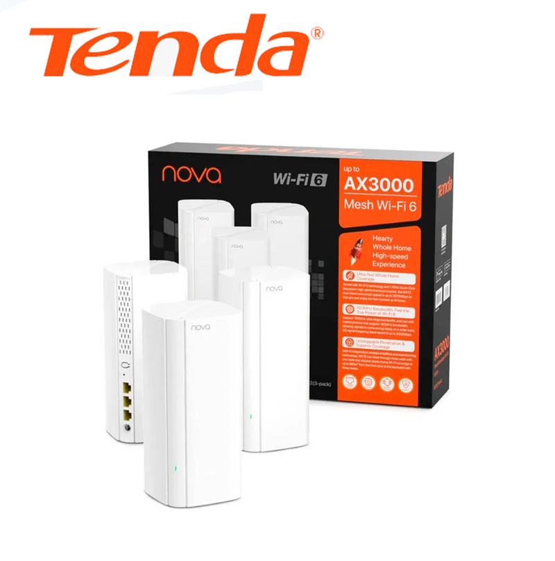Router WiFi 6 Mesh nova EX12 (3 pack) Marca: Tenda