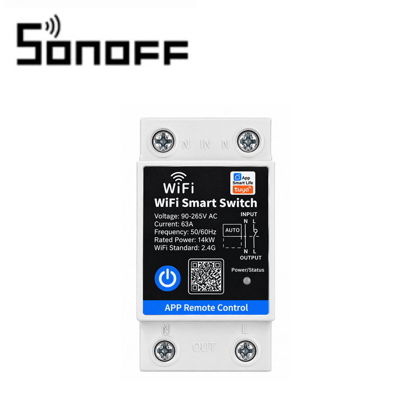 Breaker WiFi Inteligente Blanco BREAKER Marca: Sonoff