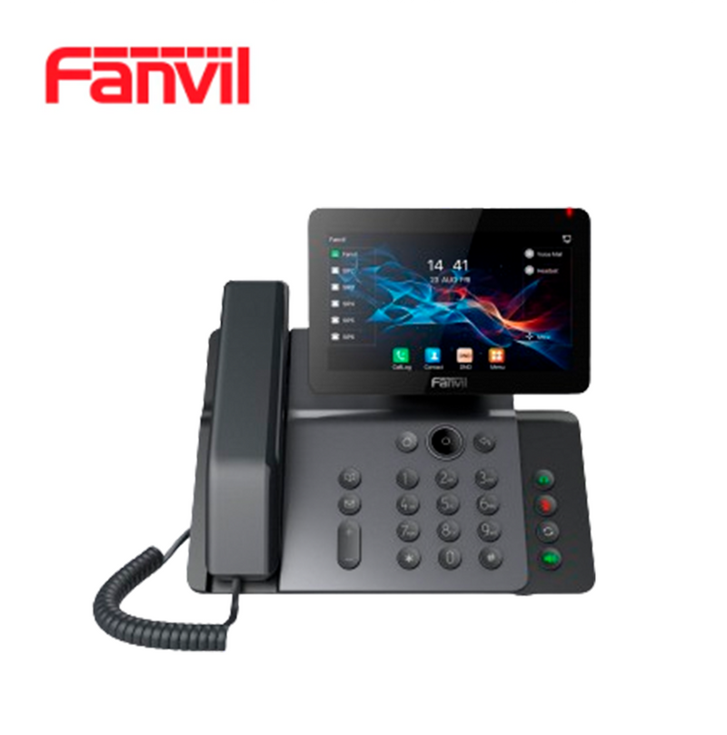 Teléfono con Auricular Cableado IP Bluetooth V66 Marca: Fanvil