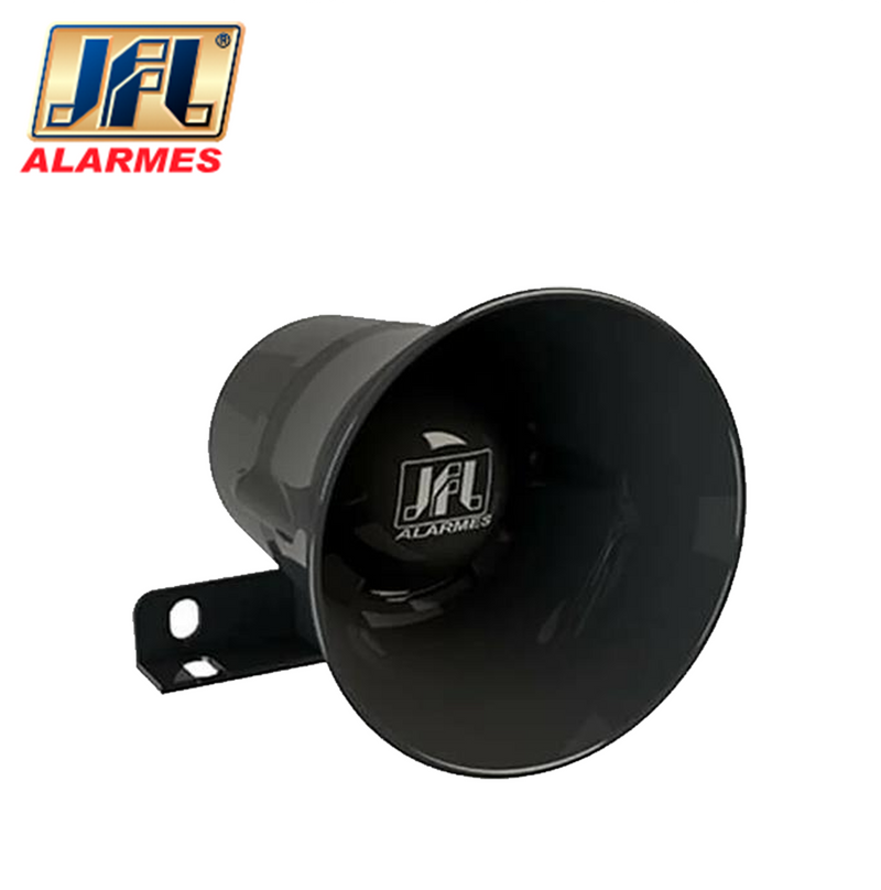 Sirena Tipo Corneta Bajo Consumo Negra SIR-115 Marca: JFL