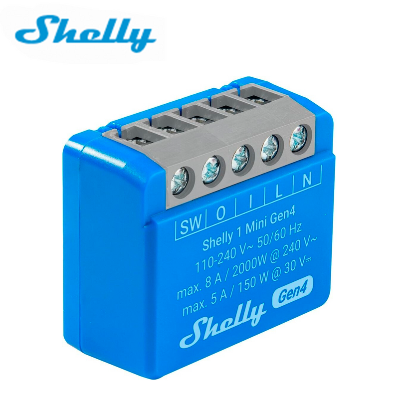 Relé Compacto Cuarta Generación S4SW-001X8EU Marca: Shelly
