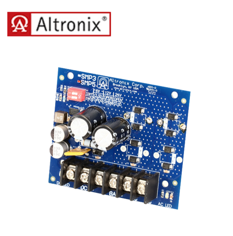 Fuente de poder tipo tablero 12-24VDC SMP5 Marca: Altronix