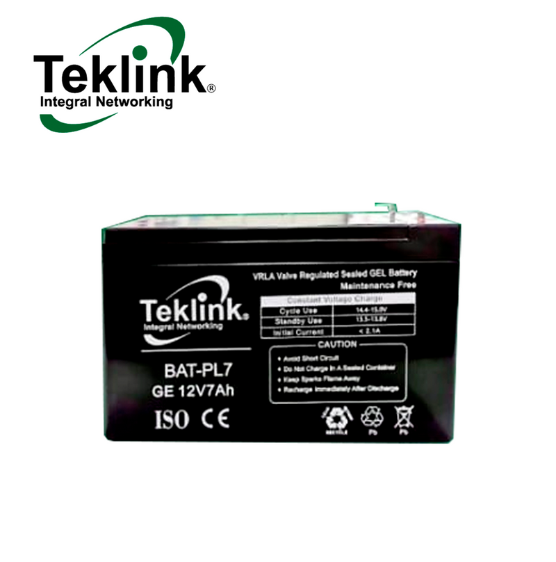 Batería de 12 voltios 7 PL7 amperios para alarma Marca: Teklink