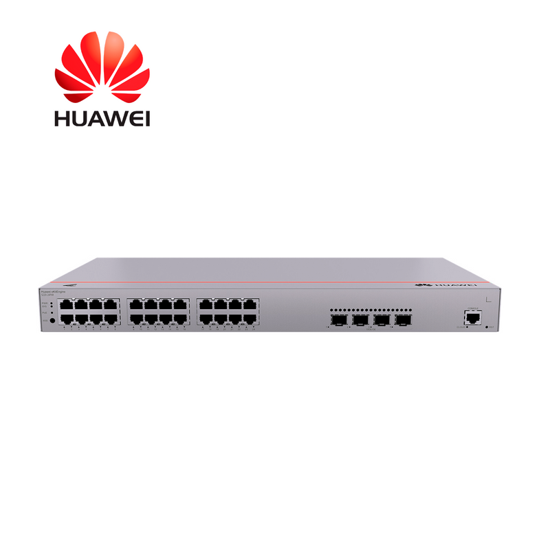 Switch 24 x puertos 10/100/1000BASE-T | 4 x puertos SFP+ de 10GE | Potencia PoE+ total: 400W S220-24P4X Marca: Huawei