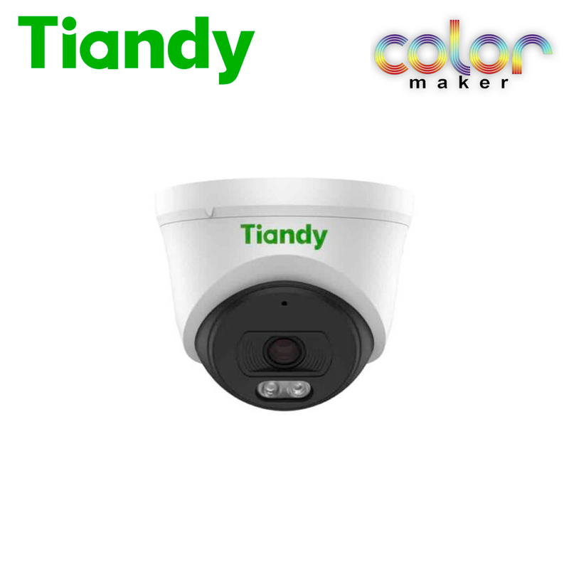 Camara IP 2MP tipo turret lente 2.8 mm TC-C32XN I3W/E/Y/28 Color Maker Marca: Tiandy