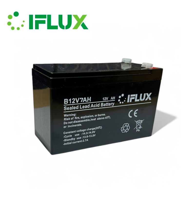 Batería recargable de 12V 7ah Marca: Iflux