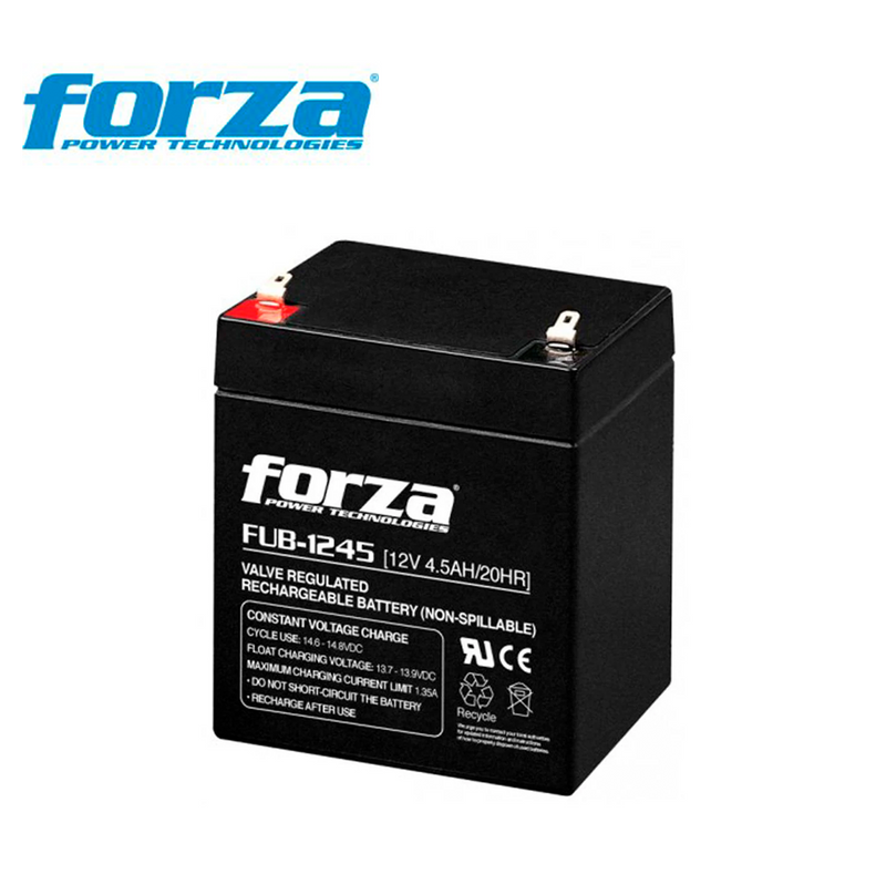 Batería de 12V 4.5Ah FUB-1245 Marca: FORZA