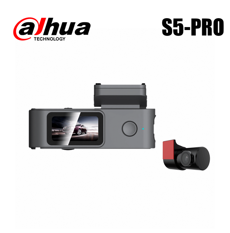 Dashcam 4k frontal mic+parlante Wifi-AP G-sensor Mini-USB S5/PRO Marca: Dahua