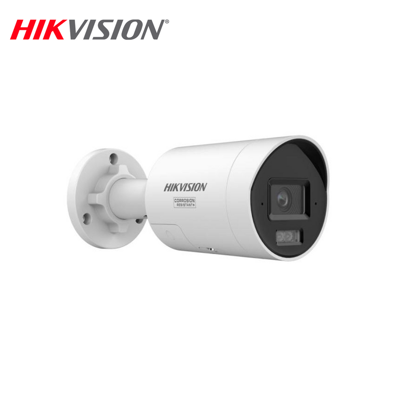 CAMARA MINI BULLET MP SMART HYBRID COLORVU 3.0 LENTE FOCAL FIJO 40M IR IP67 DS-2CD2047G3-LI2UY/SL(2.8MM)(O-STD) (E) Marca: Hikvision