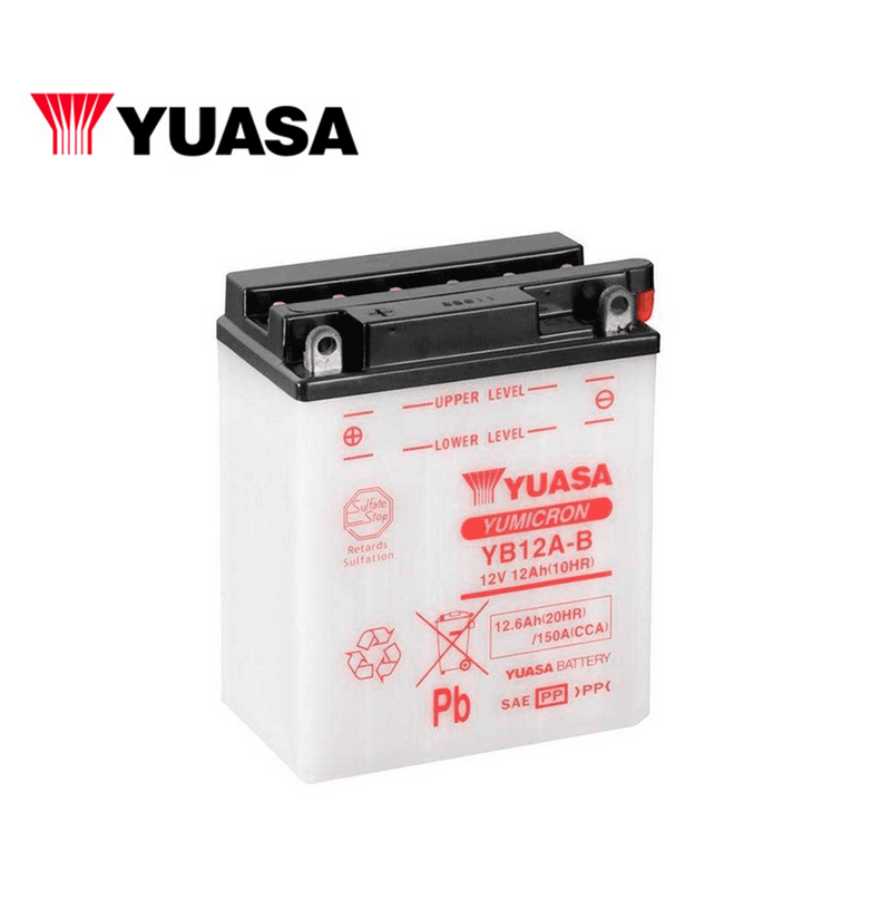 Batería recargable de 12 voltios 12 amperio Marca: Yuasa