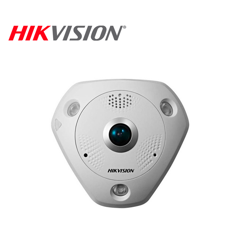 Cámara de seguridad IP de 6MP Fisheye 360 IP66/IK10 Marca: Hikvision