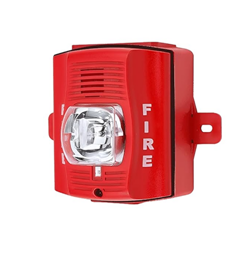 Luz estroboscópica de bocina exterior de dos cables y montaje en pared SS-P2RK Marca: System Sensor