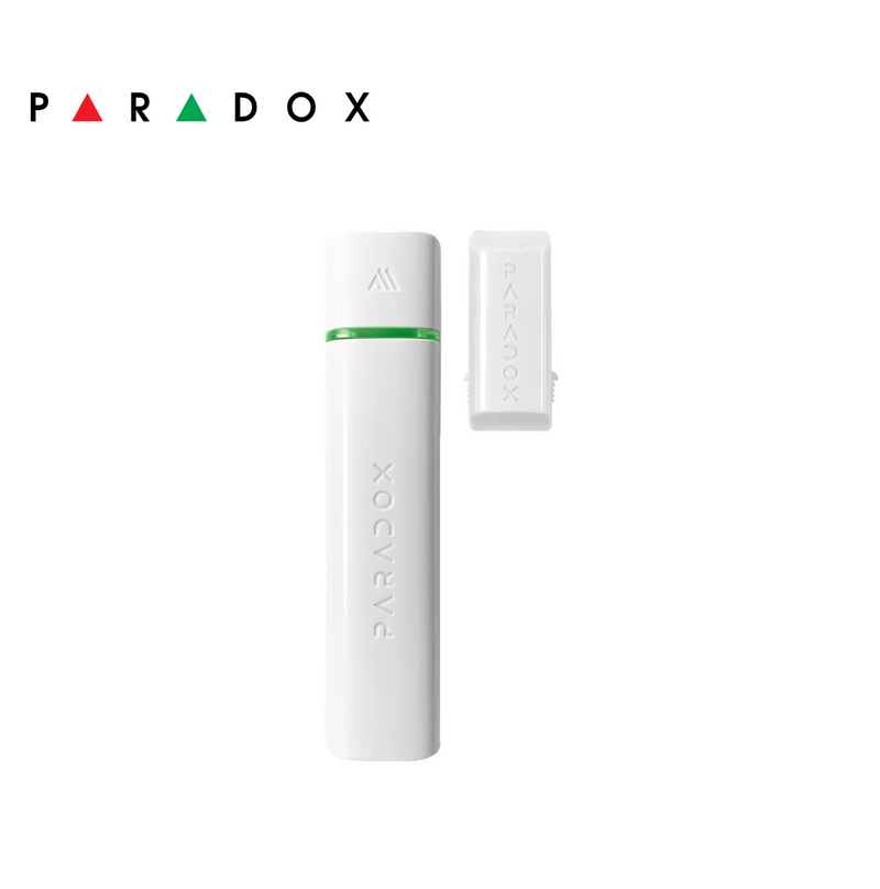 Contacto magnético inalámbrico para puerta/ventana blanco con dos zonas DCT10M Marca: Paradox