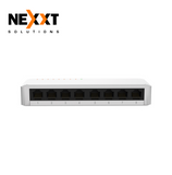 Switch de escritorio Gigabit Nexxt Essential de 8 puertos, 1Gbps 110/220V NSW-N801G Marca: Nexxt