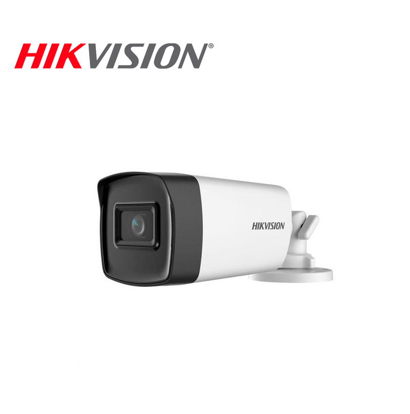 Cámara de seguridad analóga bullet 5MP metal IP67 DS-2CE17H0T-IT5F Marca: Hikvision