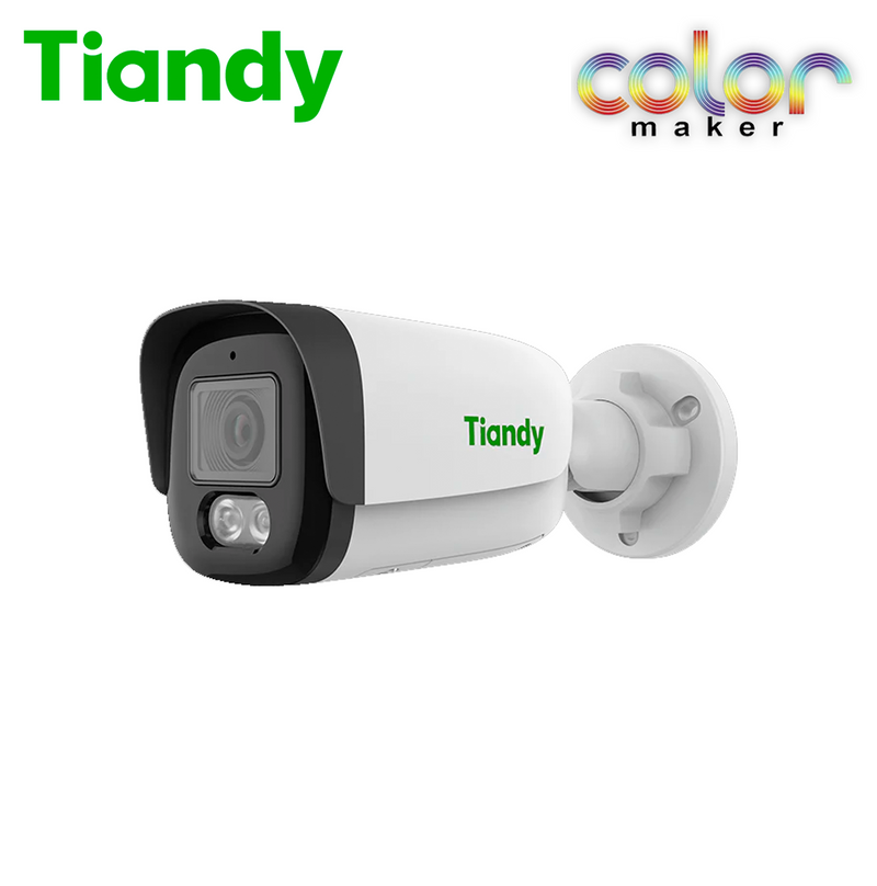 Camara IP 8MP tipo bullet lente 2.8 mm Color Maker TC-C38WQ I5W/E/Y/28 Marca: Tiandy