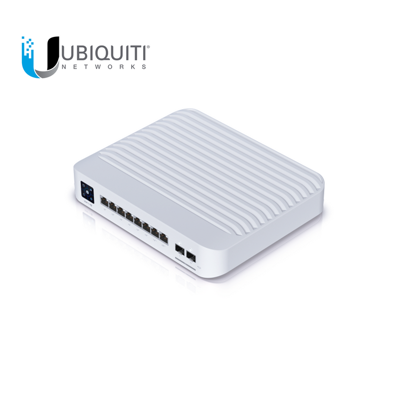 Switch conmutador PoE++ de nivel profesional, compacto, de montaje en pared o escritorio USW-Pro-8-PoE Marca: Ubiquiti