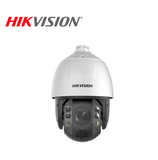 Cámara Domo PTZ IP 2MP  25X Zoom Acusense DarkFighter Autoseguimiento PoE entrada y Salida de Audio y Alarma Marca: Hikvision