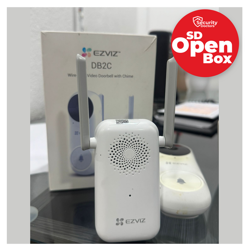 (Caja abierta/Usado en demo) Cámara de seguridad Wi-Fi con timbre para puerta DB2C-LIQ- Marca:Ezviz