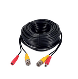 Cable con conector BNC y DC para cámara  a XVR Coaxial de 30 metros