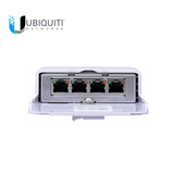 NanoSwitch no administrable de 4 puertos Gigabit para exterior PoE In y PoE Out N-SW Marca: Ubiquiti