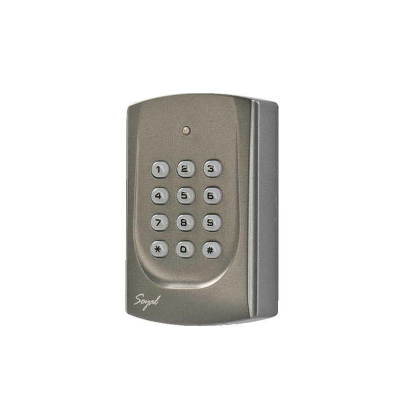 Mini controlador para una puerta plastico color Gris Marca: SOYAL