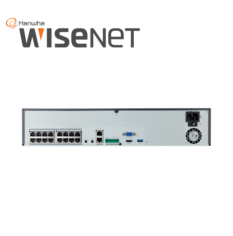 NVR de 16 canales / 32MP / Hasta 4 Discos Duros / Switch PoE+ 16 puertos XRN-1620SB1 Marca: Hikvision