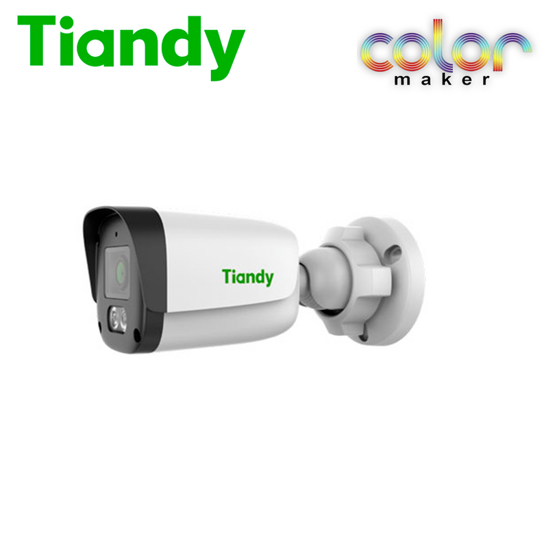 Camara IP 2MP tipo bullet lente 2.8 mm Color Maker TC-C321N AK/I3W/E/Y/28 Marca: Tiandy