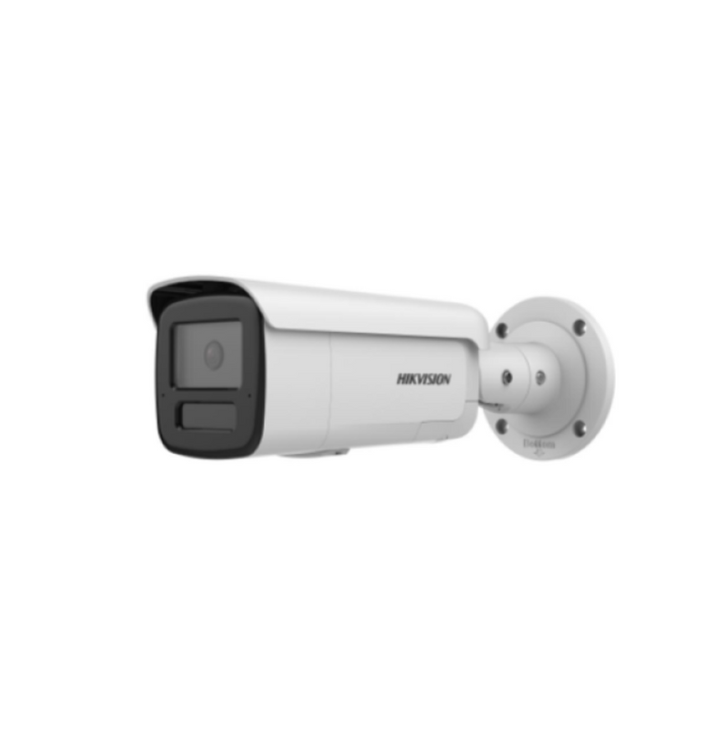 Cámara de seguridad IP 4MP tipo bullet con luz estroboscópica Marca: Hikvision