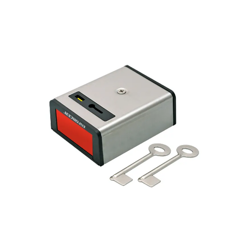 Botón de pánico metálico NO con llave para armar SS-078Q Marca: Seco-Larm