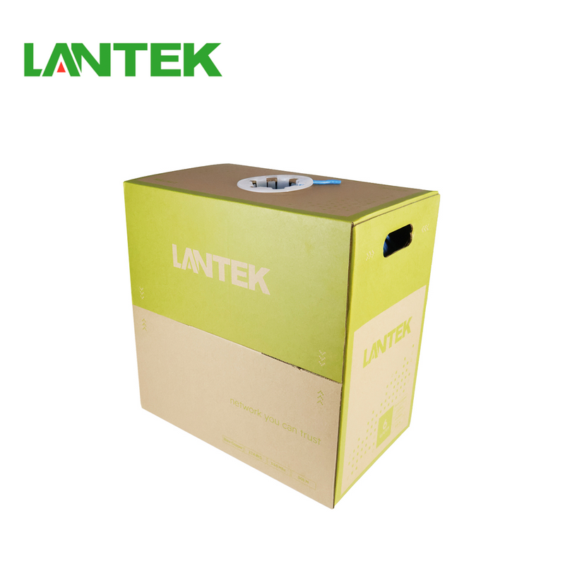 Cable UTP Cat6 AZUL INDOOR 305mtrs 24 AWG LTK-C6B V2 Marca: Lantek